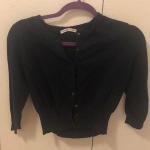 Cotton By Autumn cashmere navy cardigan